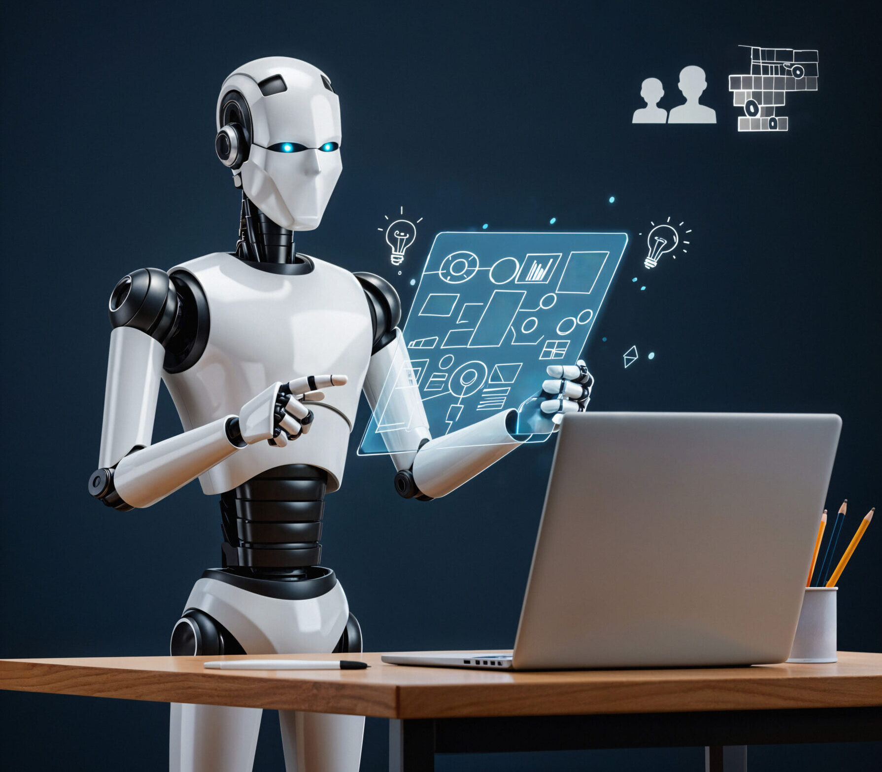 ai-robot-analyzing-data-with-futuristic-interface